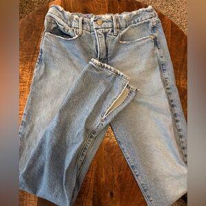 Distressed Good American jeans (size 8)